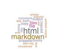 How to copy HTML snippets from Internet browser to Markdown files