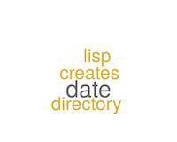 Emacs Lisp: mkdatedir works in Dired and quickly creates directory by date